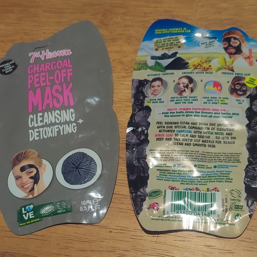 Charcoal mask lot of 2! New